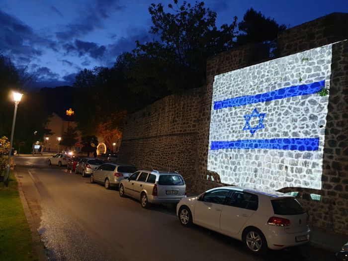 xPortal - Banja Luka i Trebinje projekcijom zastave poslali poruku podrške Izraelu