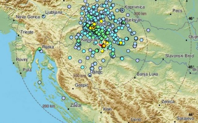 zemljotres u hrvatskoj
