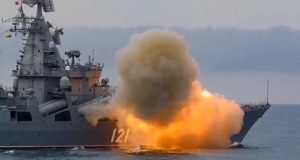 Ruski ratni brod ozbiljno oštećen nakon eksplozije