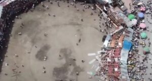 Kolumbija: Srušila se tribina tokom borbe bikova