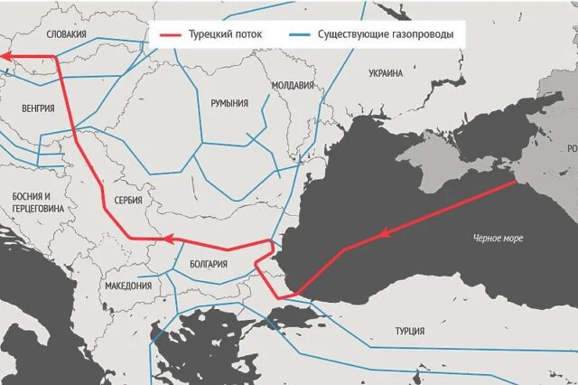 Nastavljena isporuka gasa zemljama južne Evrope preko Turskog toka