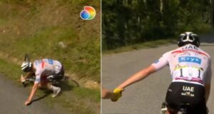 Tour de France: Pogačar napadao i završio u kanalu, lider ga sačekao