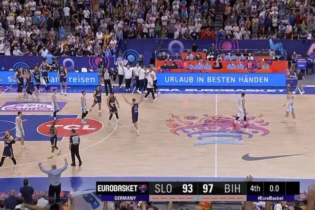 Pogledajte kako su košarkaši BiH srušili evropskog prvaka